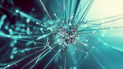 Artificial Neural Network Concept Art · Future of Technology with Organic Neuron Like Structures of Artificial Intelligence · Abstract Wallpaper Business Concept