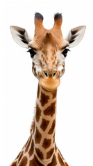 Giraffe isolated on a white background