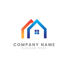 Real estate logo design. Building and architecture logo design vector template.