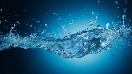 Professional photography texture, splash, blue background, water, water background