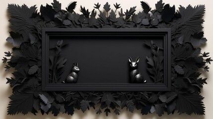 Christmas tree frame
