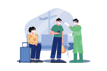 Testing For Covid at Airport