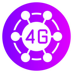 infrastructure gradient icon