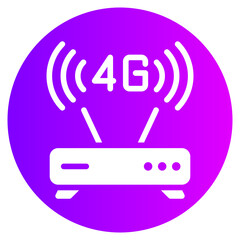 router gradient icon