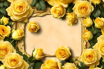 frame of roses4k HD quality photo. 
