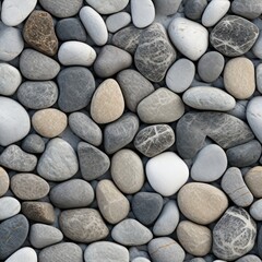 Granite Marble Cobble cream&gray color seamless