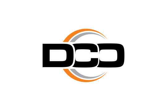 DCO creative letter logo design vector icon illustration