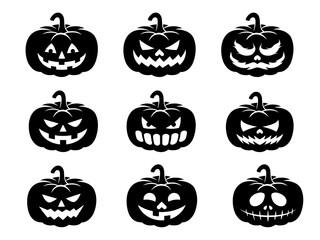 halloween pumpkin icons