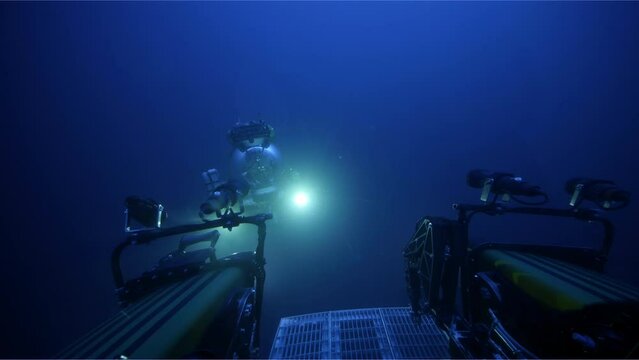 Underwater Submarines Stand Off