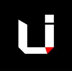 UI brand name typography monogram.