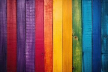 Colorful wooden background