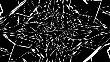 Abstract grunge background with black and white shapes.Monochrome patterns. Background in 4k format  3840x2160.