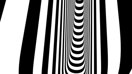Abstract background with black and white shapes.Monochrome patterns. Background in 4k format  3840x2160.