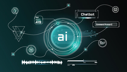 Vector infographics about various information links.