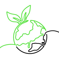 save the earth vector