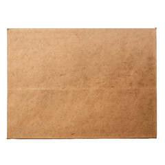 Cardboard Textured Background Captured on White and Transparent Background