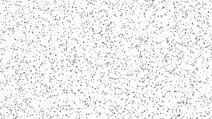 Black noise grain repeating texture. Abstract vector noise. Small particles of debris and dust. Subtle grain texture overlay.