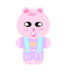 Baby bear pink