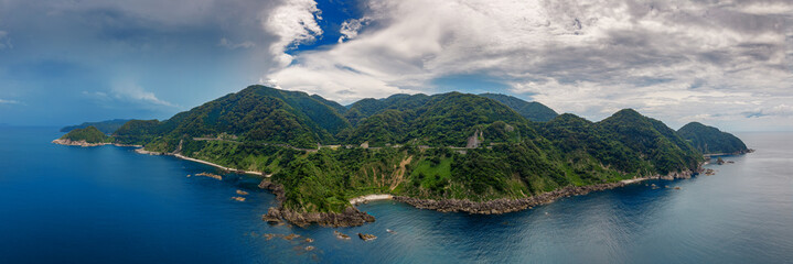 Northern Kyoto, Japan coastline around Kyotango