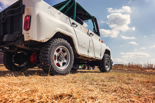 View of an open-air rally SUV