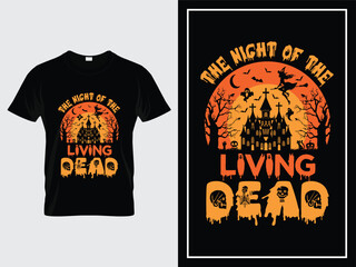 Halloween t shirt design illustration vector Happy Halloween Graphic