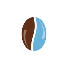 coffee water logo vector design.