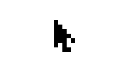 Computer mouse click cursor in voxel