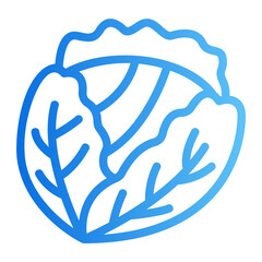 cabbage gradient icon