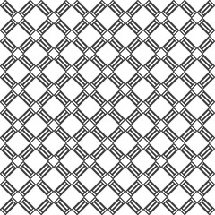 Vector seamless pattern from geometric tiles ,modern stylish texture may be used as background or fabric textile ,black and white pattern