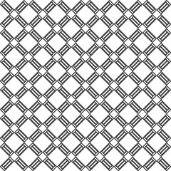 Vector seamless pattern from geometric tiles ,modern stylish texture may be used as background or fabric textile ,black and white pattern