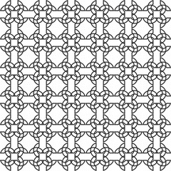 Fototapeta premium Vector seamless pattern from geometric tiles ,modern stylish texture may be used as background or fabric textile ,black and white pattern