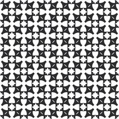 Black and white seamless pattern