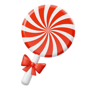 Stawberry Lollipop 5 3D Icon