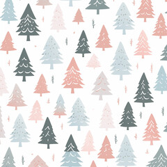 Obraz premium christmas trees background