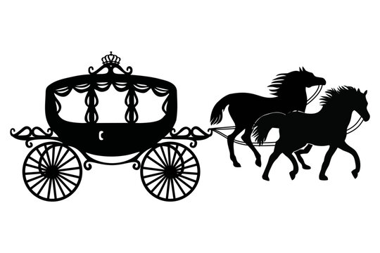 carriage two horse set