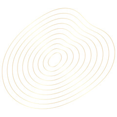 Gold Wave Wireframe
