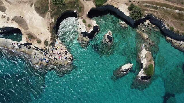 video col drone di santa maria di leuca