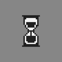 this is timer icon in pixel art with simple color and black background this item good for presentations,stickers, icons, t shirt design,game asset,logo and your project.