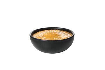 PNG, Pumpkin porridge isolated on white background