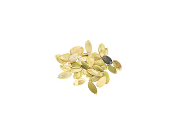 PNG, Fall season food - pumpkin seeds, isolated on white background