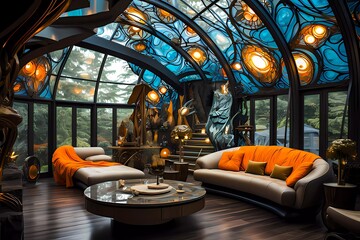 An art nouveau inspired home design