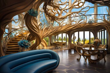 An art nouveau inspired home design