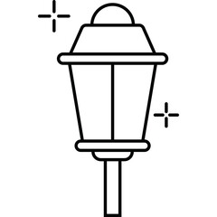 Garden Lamp Icon