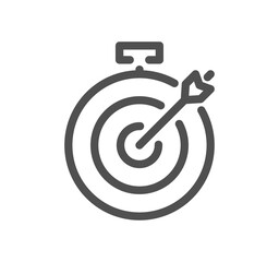 Performance related icon outline and linear symbol.	
