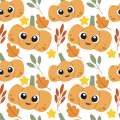 Vector cute illustration, pattern with cute character . Colorful element for different design uses and print.