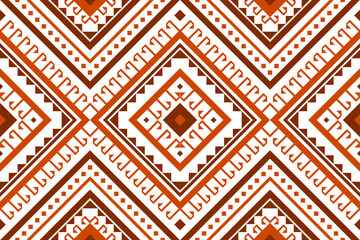 Geometric ethnic seamless pattern traditional. American, Mexican style. Aztec tribal ornament print. Design for background, illustration, fabric, clothing, carpet, textile, batik, embroidery.
