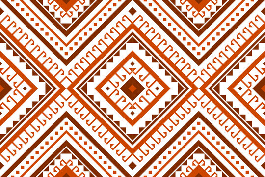 Geometric ethnic seamless pattern traditional. American, Mexican style. Aztec tribal ornament print. Design for background, illustration, fabric, clothing, carpet, textile, batik, embroidery.