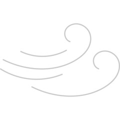 Obraz premium Wind Blow Icon