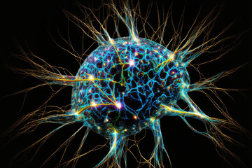 Abstract neuron cells building neural network