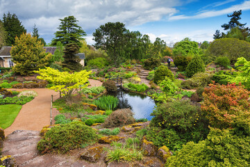 Fototapeta na wymiar The Royal Botanic Garden In Edinburgh, Scotland, UK